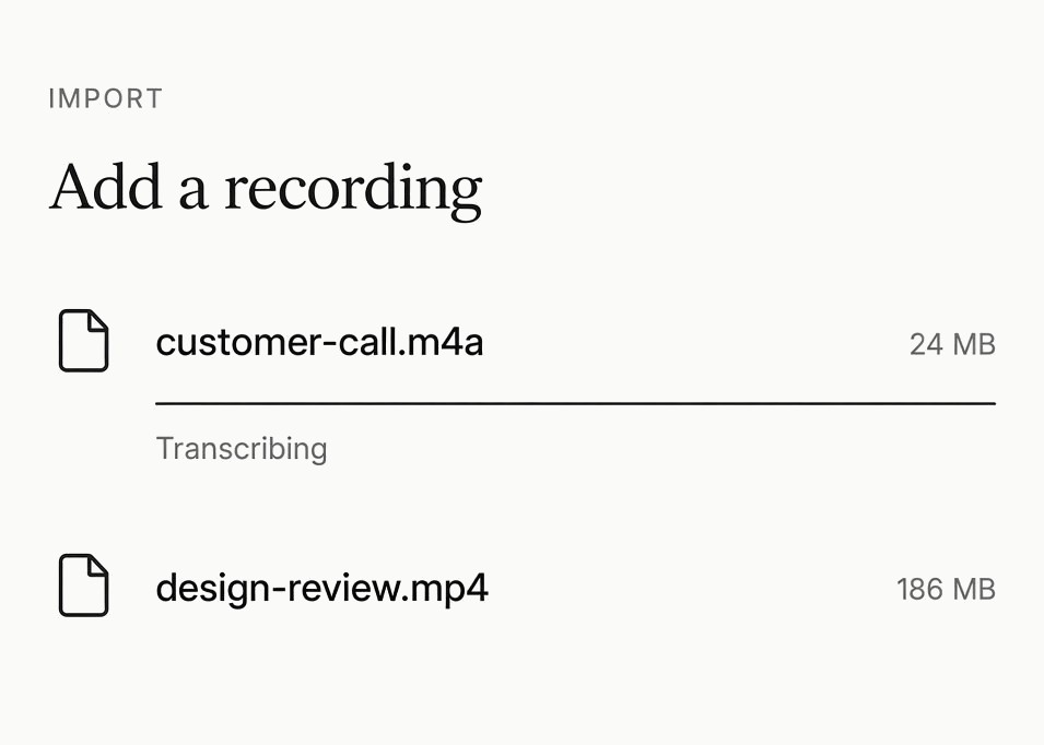 Importation d’un fichier audio et d’un fichier vidéo
